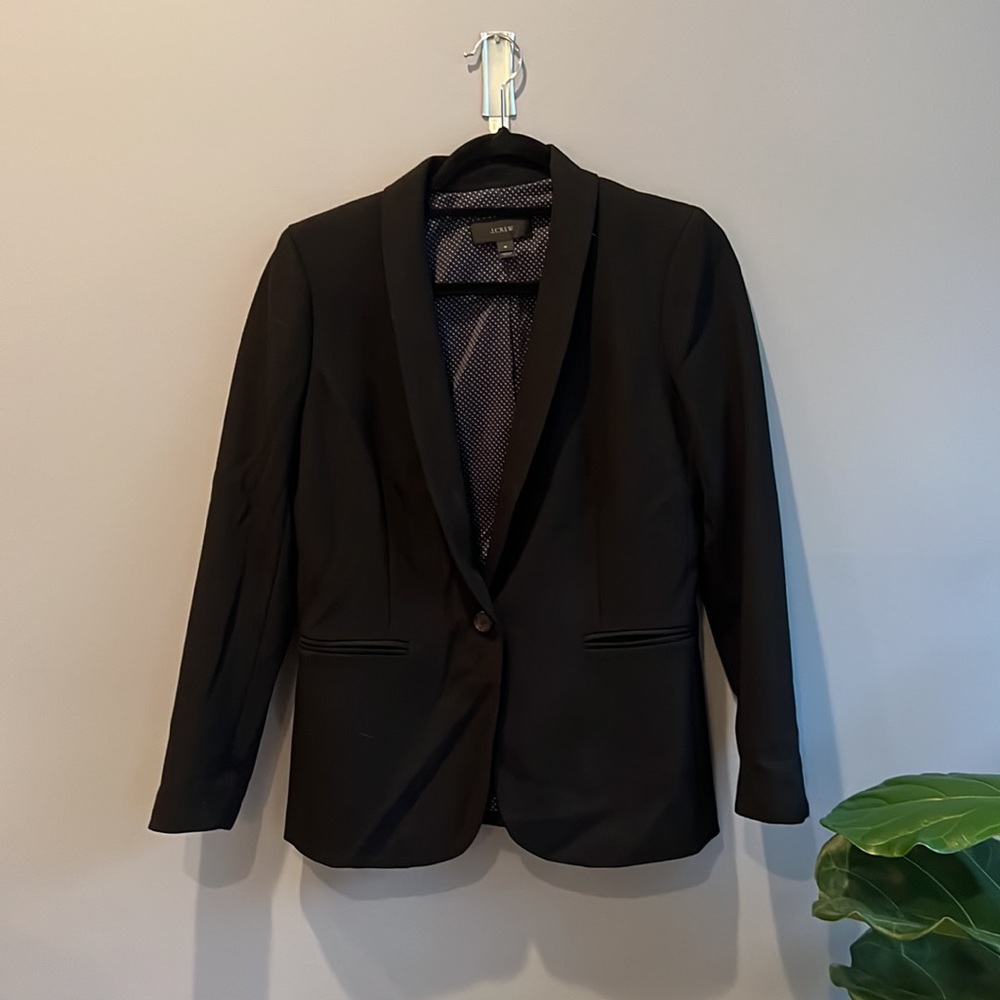 J.CREW BLAZER, BLACK SIZE 4